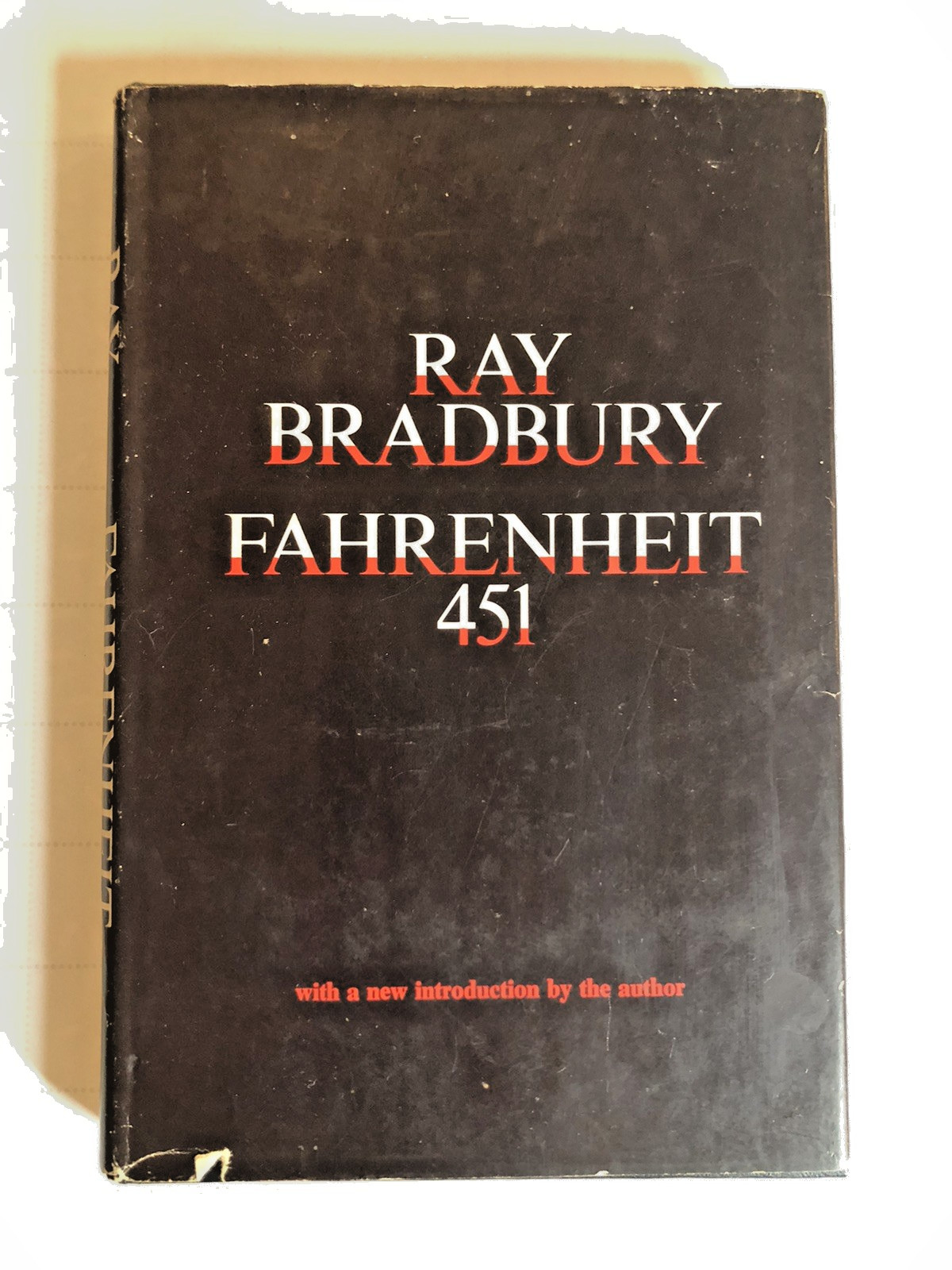 Fahrenheit 451 by Ray Bradbury (1967, HCDJ) Book Club Edition Simon and Schuster