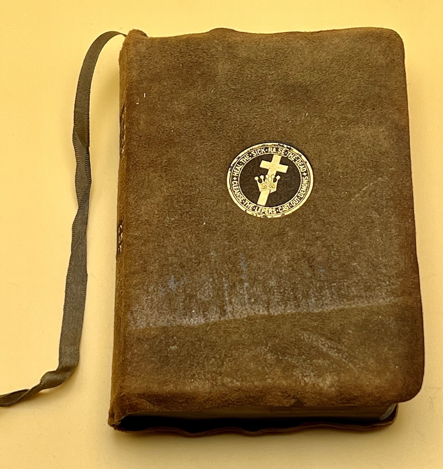 Science and Health Key to the Scriptures Mary Baker Eddy 1918 Pocket Felt Cover