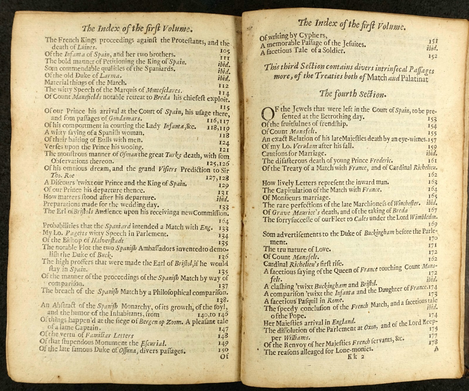 1673 HOWELL. EPISTLE LETTER KING JAMES ERL VISCOUNT KNIGHT BISHOP CAPTAIN DOCTOR