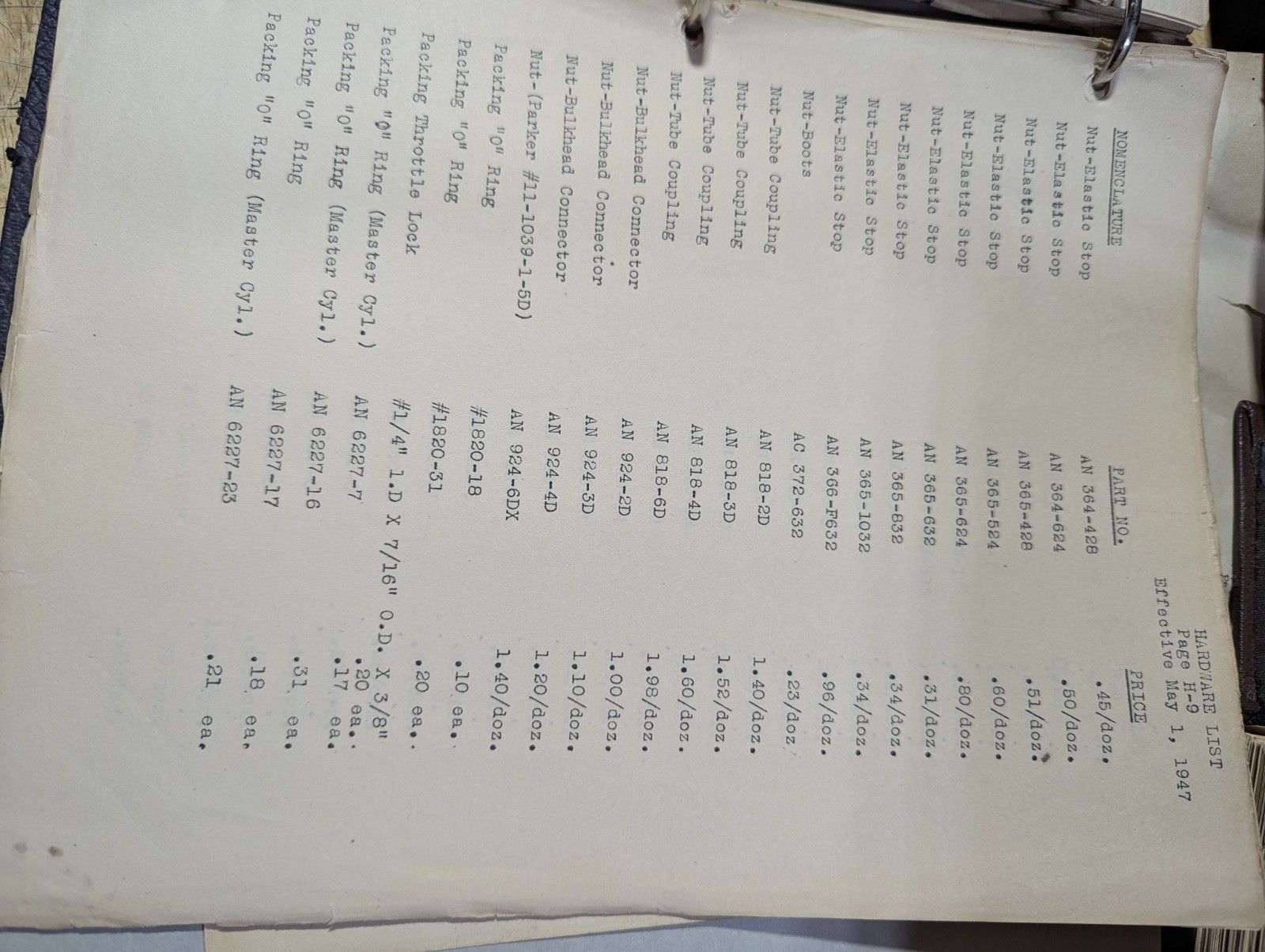 POOR CONDITION Boeing 707 Intercontinental & NAVAIR 01-755PAA-2-7 Parts Catalog