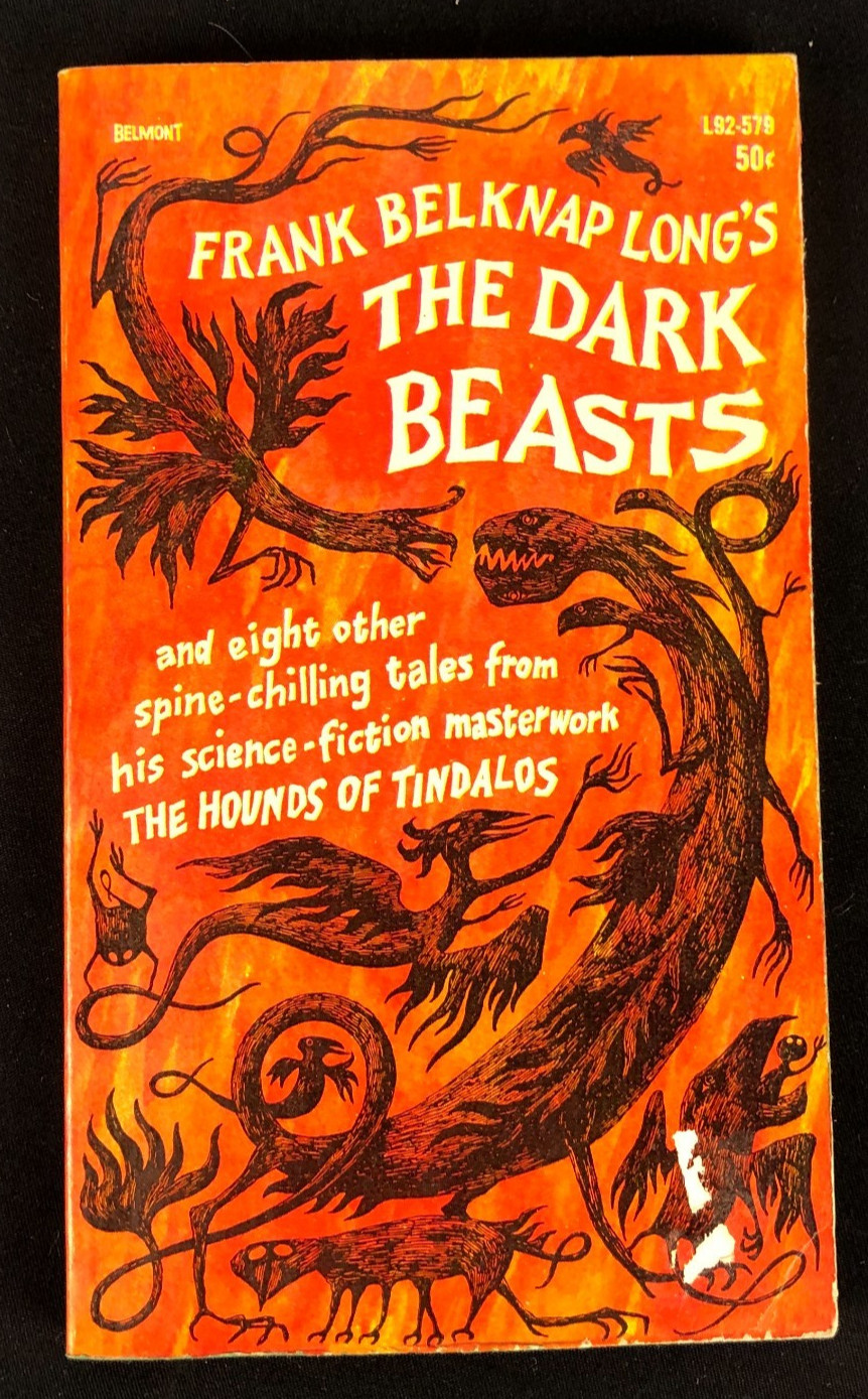 The Dark Beasts Frank Belknap Long 1964 Belmont Cthulhu Mythos Weird Fiction 1st