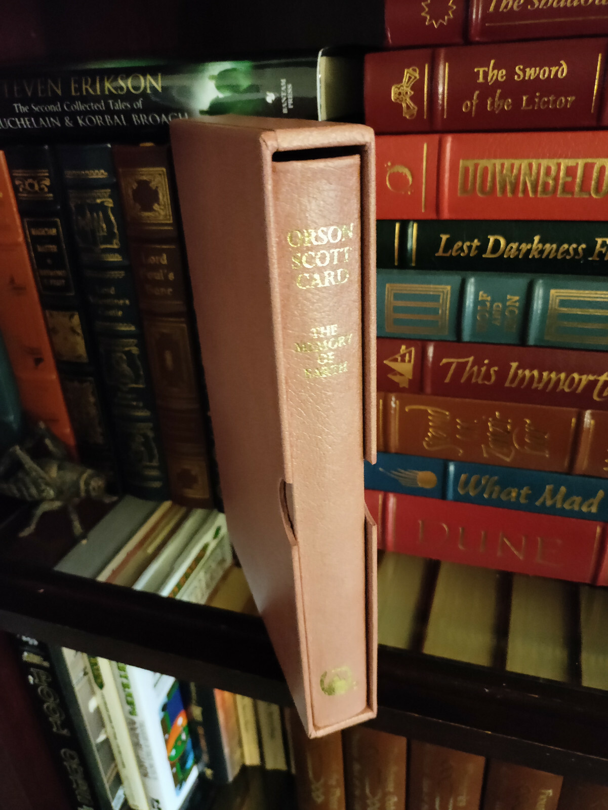 The Memory of Earth_Orson Scott Card_Signed_TOR Special Edition_Leather_Slipcase