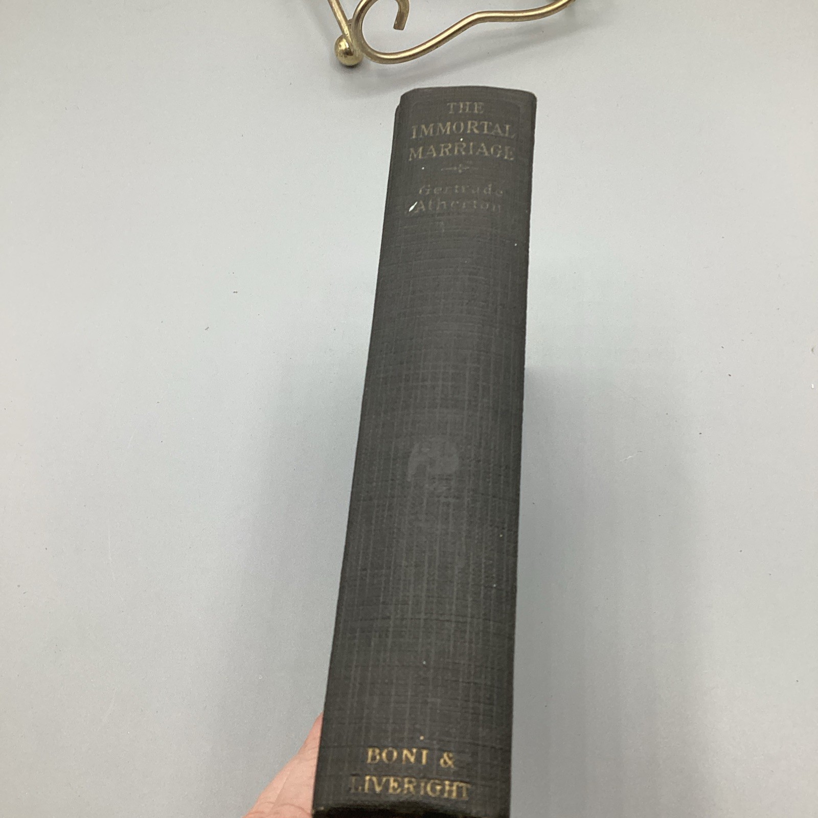 The Immortal Marriage by Gertrude Atherton 1927 Hardcover 3rd Printing