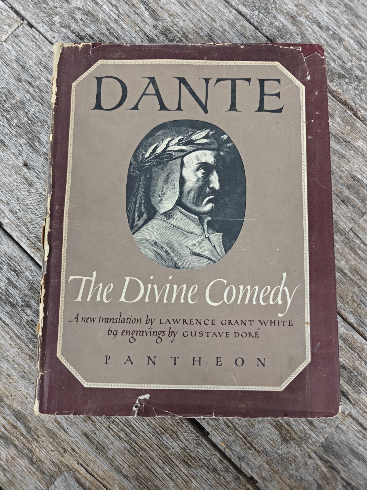THE DIVINE COMEDY Dante Alighieri Gustave Dore Illustrations Pantheon Books 1948