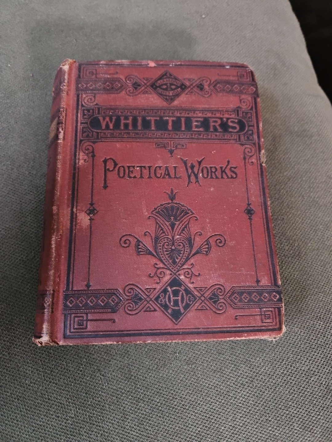 WHITTIERS POETICAL WORKS – John Greenleaf Whittier – 1879