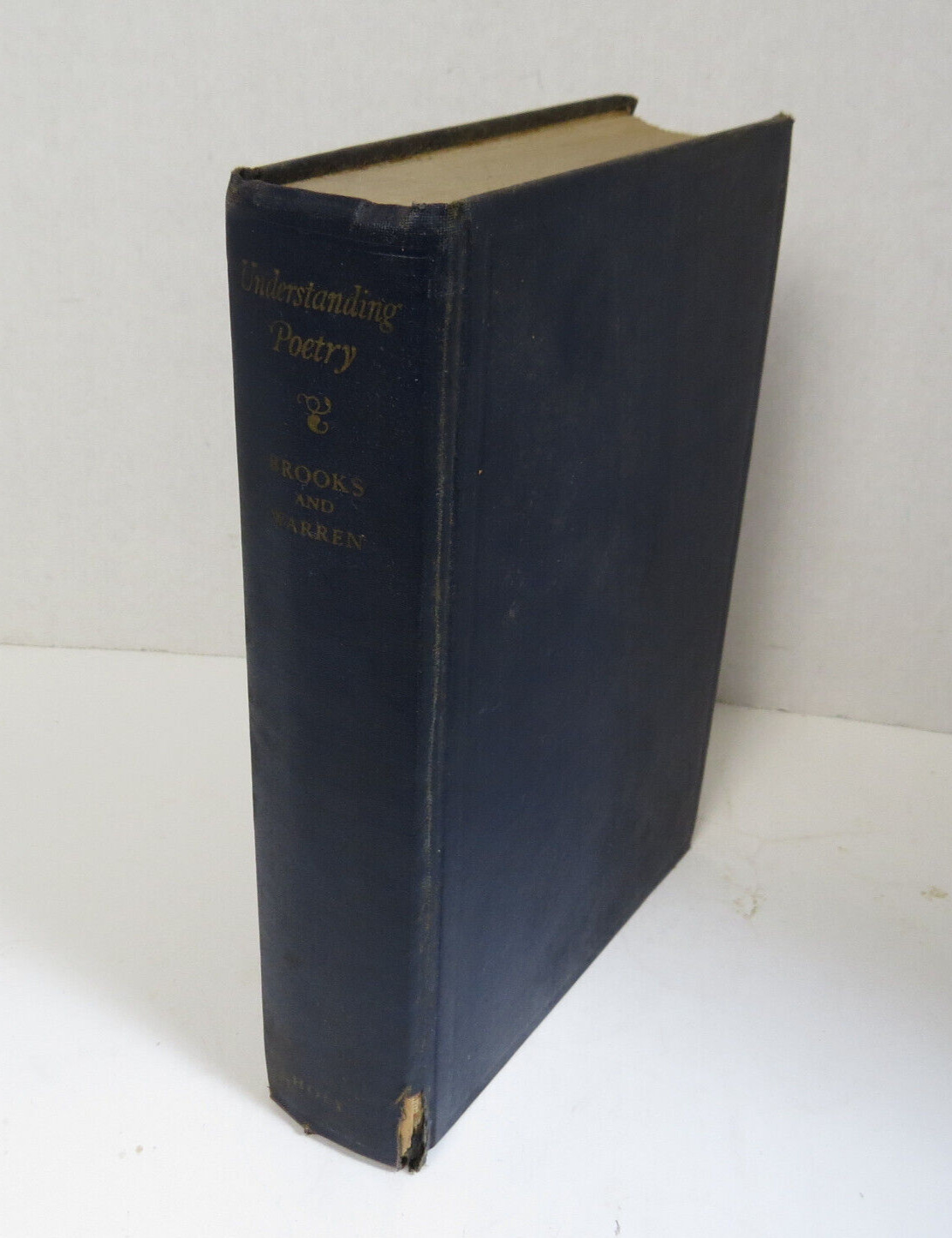 Understanding Poetry by Brooks and Warren Henry Holt and Company 1940 Vintage HC