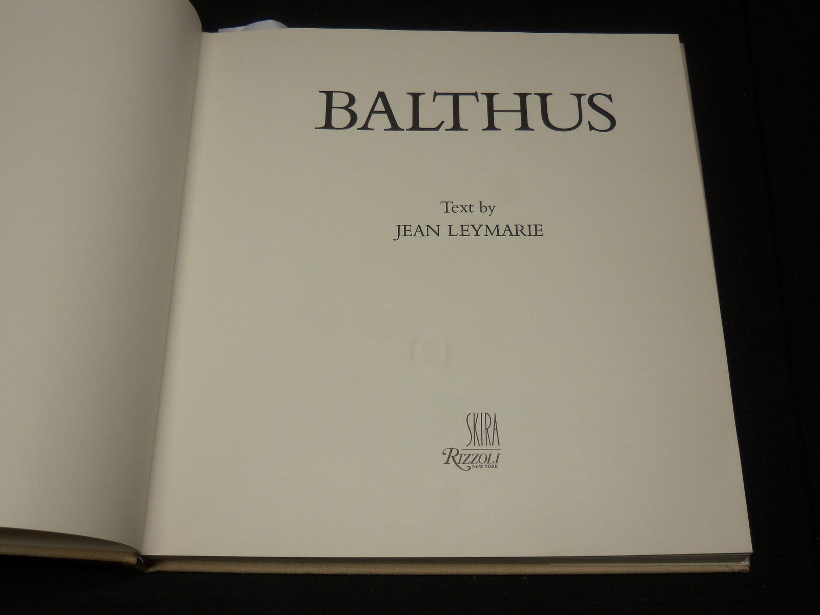 1979 BALTHUS HARDCOVER BOOK BY JEAN LEYMARIE – COLOR PAINTINGS – R 603A