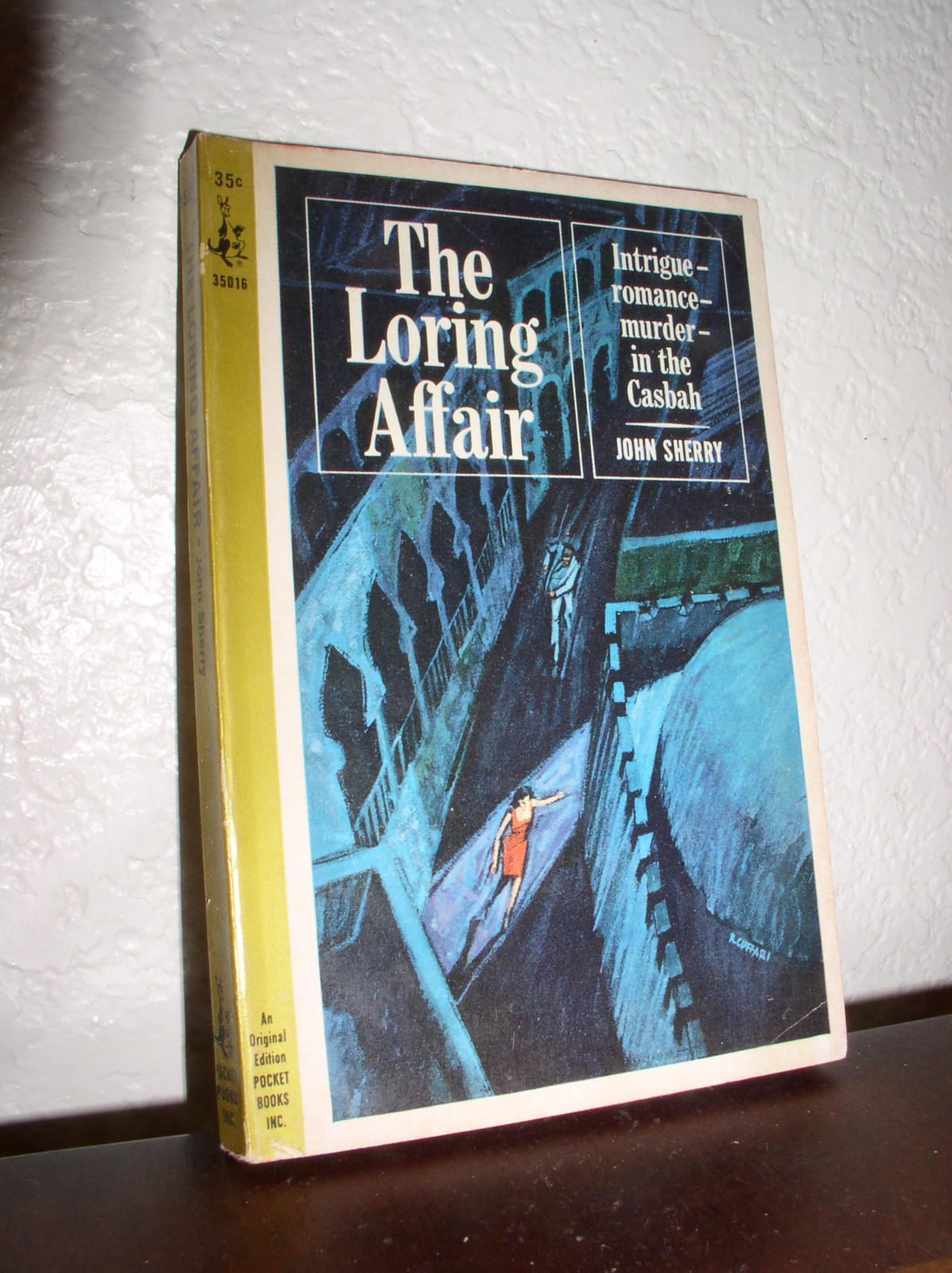 The Loring Affair by John Sherry (Pocket #35016,1’st Oct.1964.Paperback)