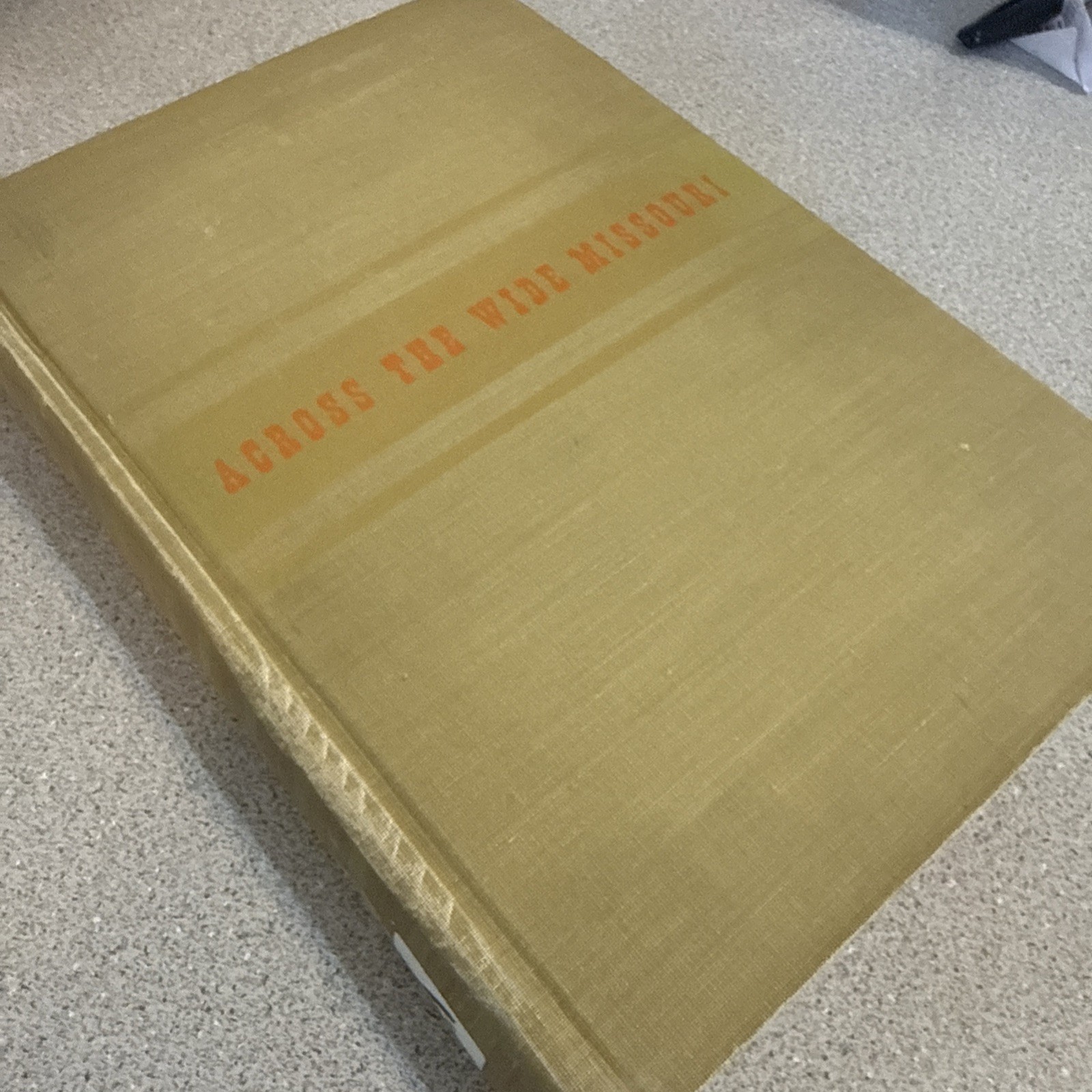 Vintage Across the Wide Missouri Bernard DeVoto 1947 HC Illustrated USA