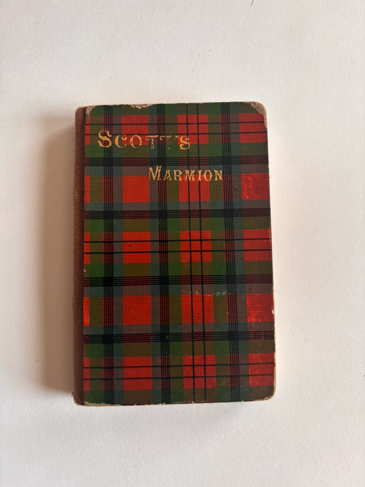 Sir Walter Scott Miniature Marmion David Bryce & Son Cloth Glasgow 1888