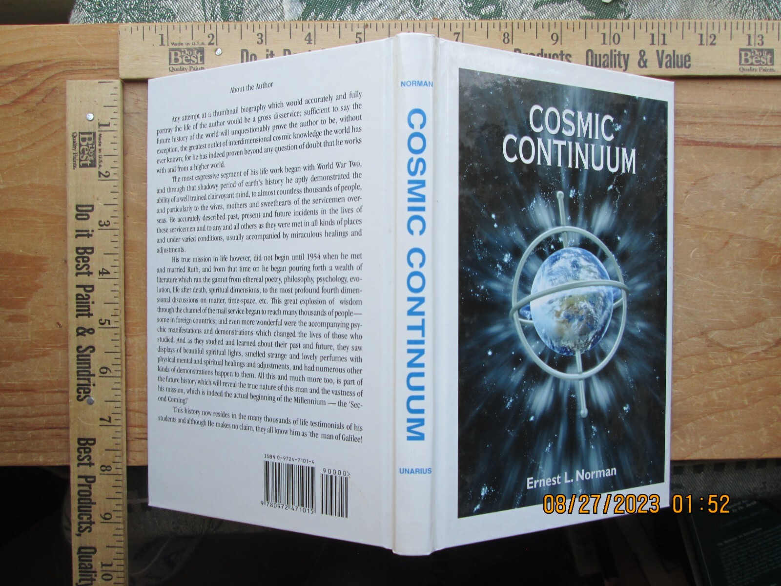Cosmic Continuum – ernest l norman