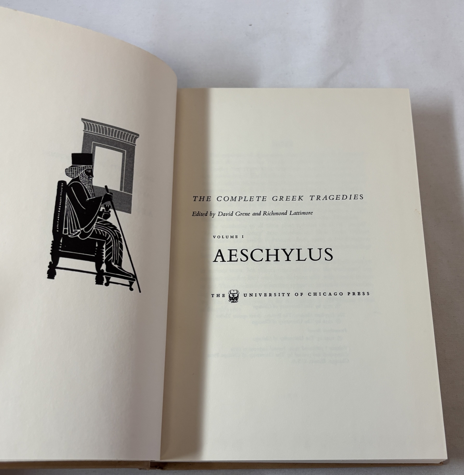1959 2nd imp. hc box set THE COMPLETE GREEK TRAGEDIES ~University Of Chicago