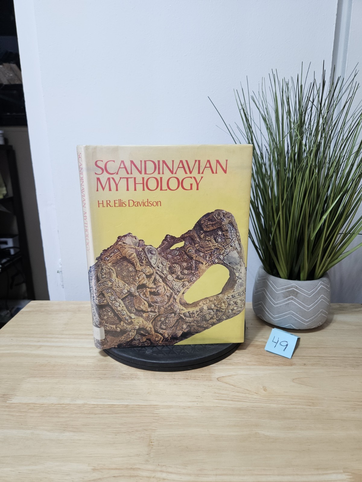 Scandinavian Mythology By H.R. Ellis Davidson 1969 Hardcover w/ Dust Jacket