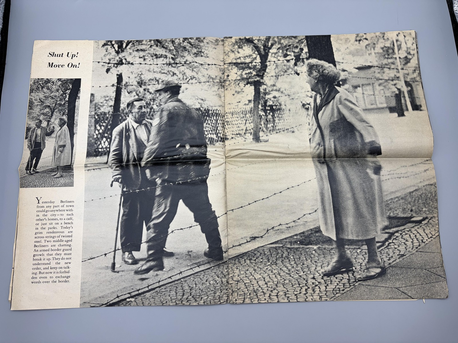 VTG 1961 Berlin Wall Publication Ullstein Germany Illustrated Peter Boenisch HTF