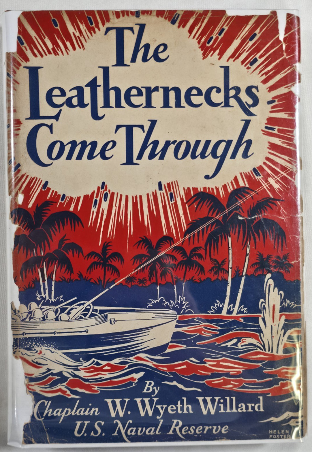 1944 The Leathernecks Come Through W. Wyeth Willard US Marines WWII Guadalcanal