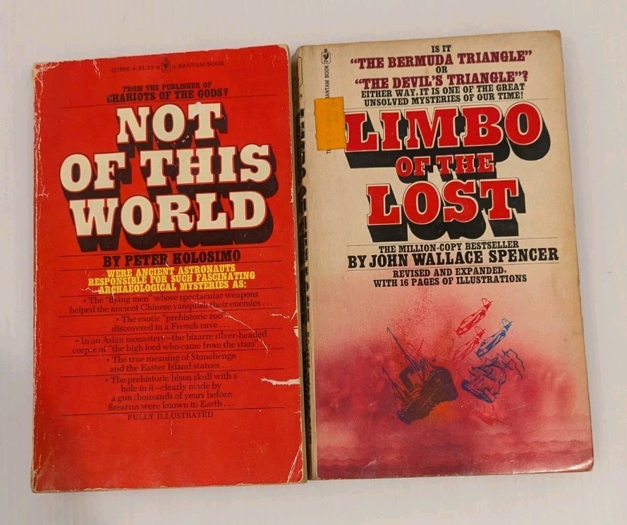 2 PBs „Not of This World“ „Limbo of the Lost“ Ancient Aliens & Bermuda Triangle