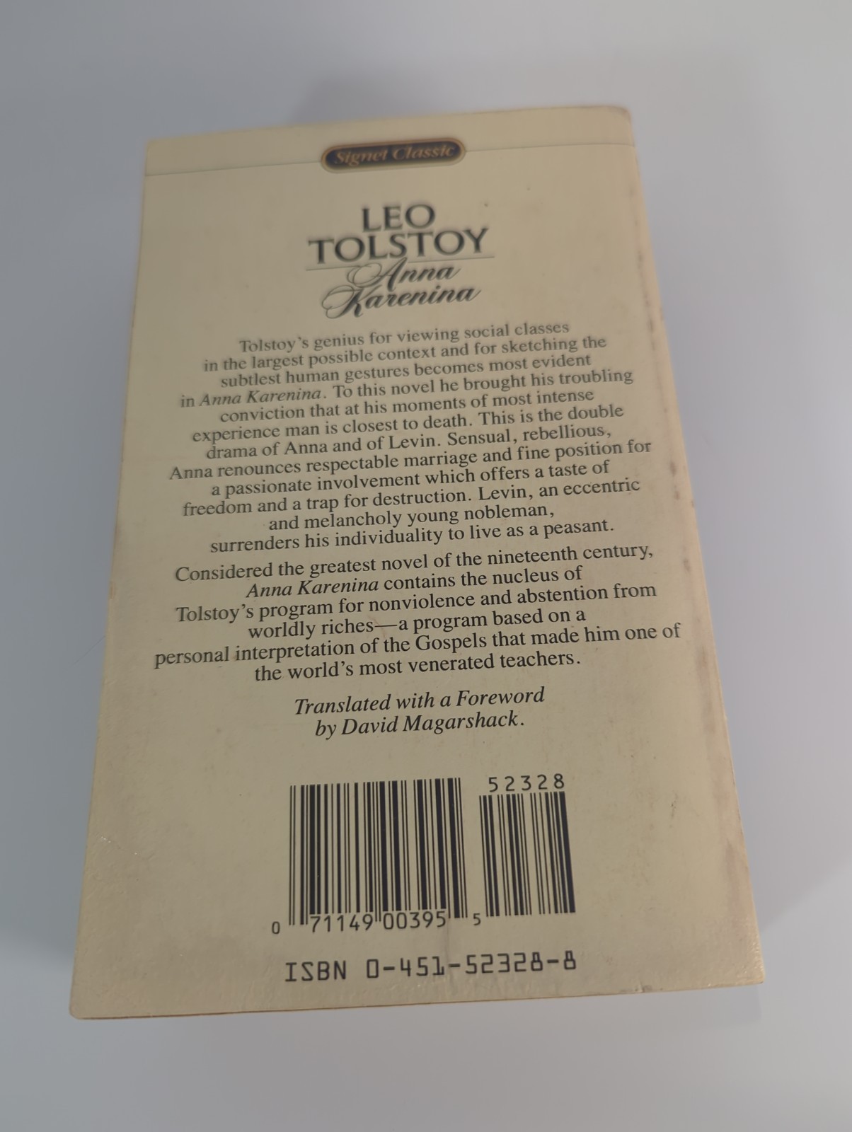 ANNA KARENINA by Leo Tolstoy ~ Vintage 1980 Signet Classic Paperback Book Vtg