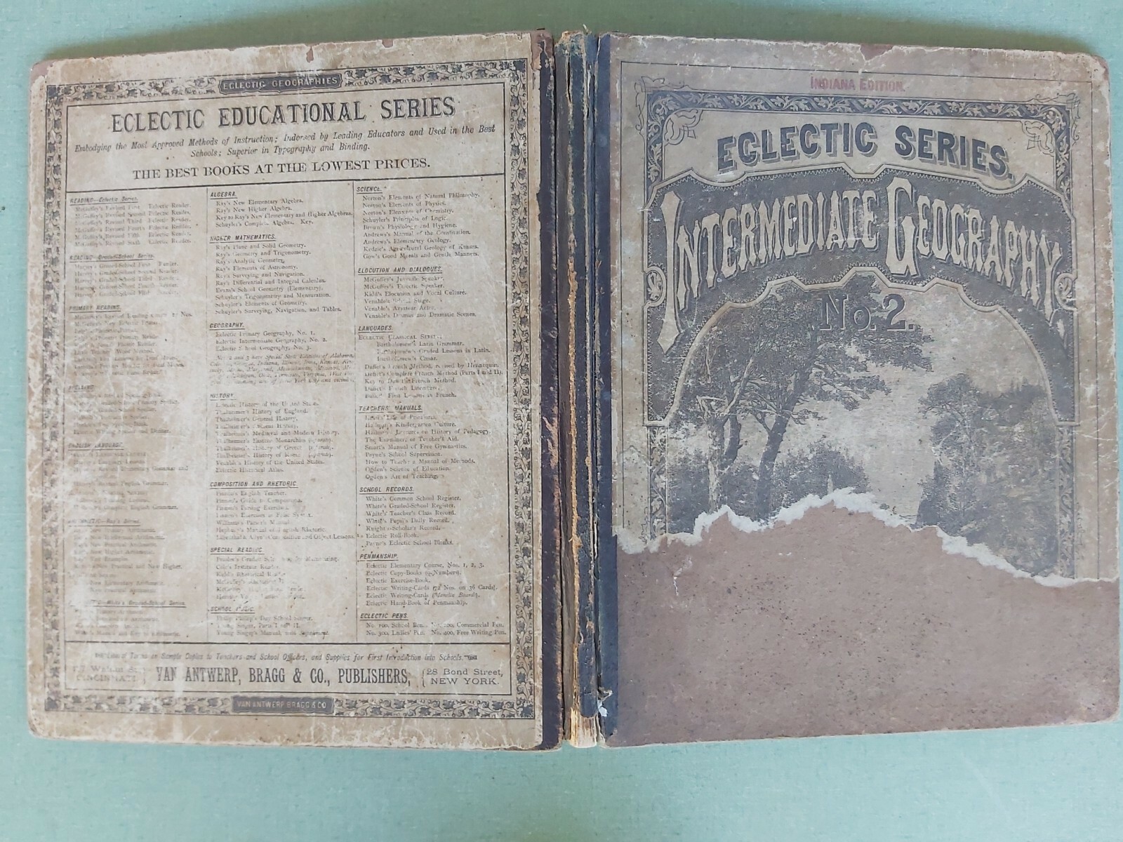 1881 Textbook Intermediate Geography Steinwehr Brinton