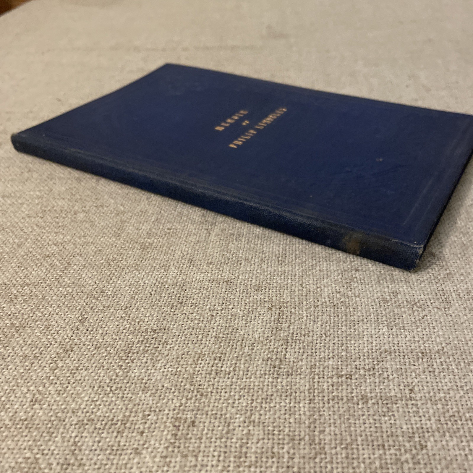 Memoir Of Philip Lindsley By Leroy J. Halsey 1859 Hardcover