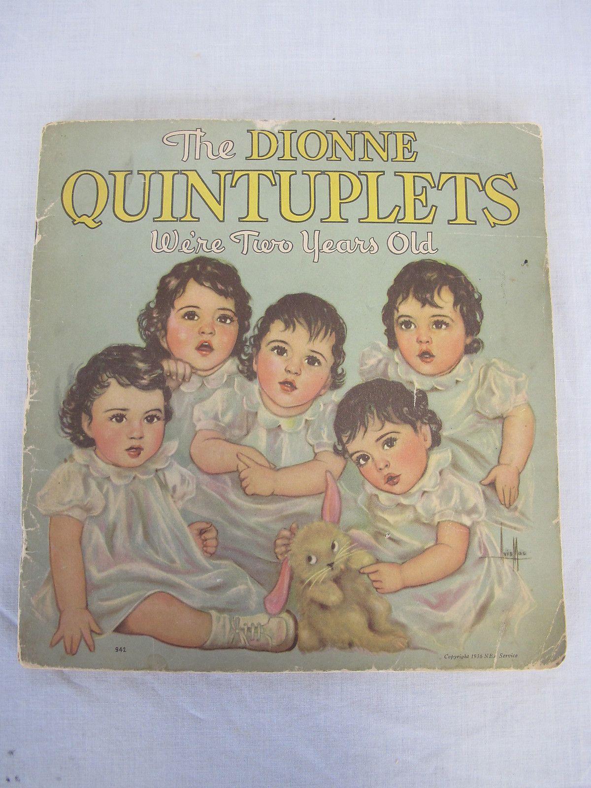 THE DIONNE QUINTUPLETS – WE’RE TWO YEARS OLD – BOOK