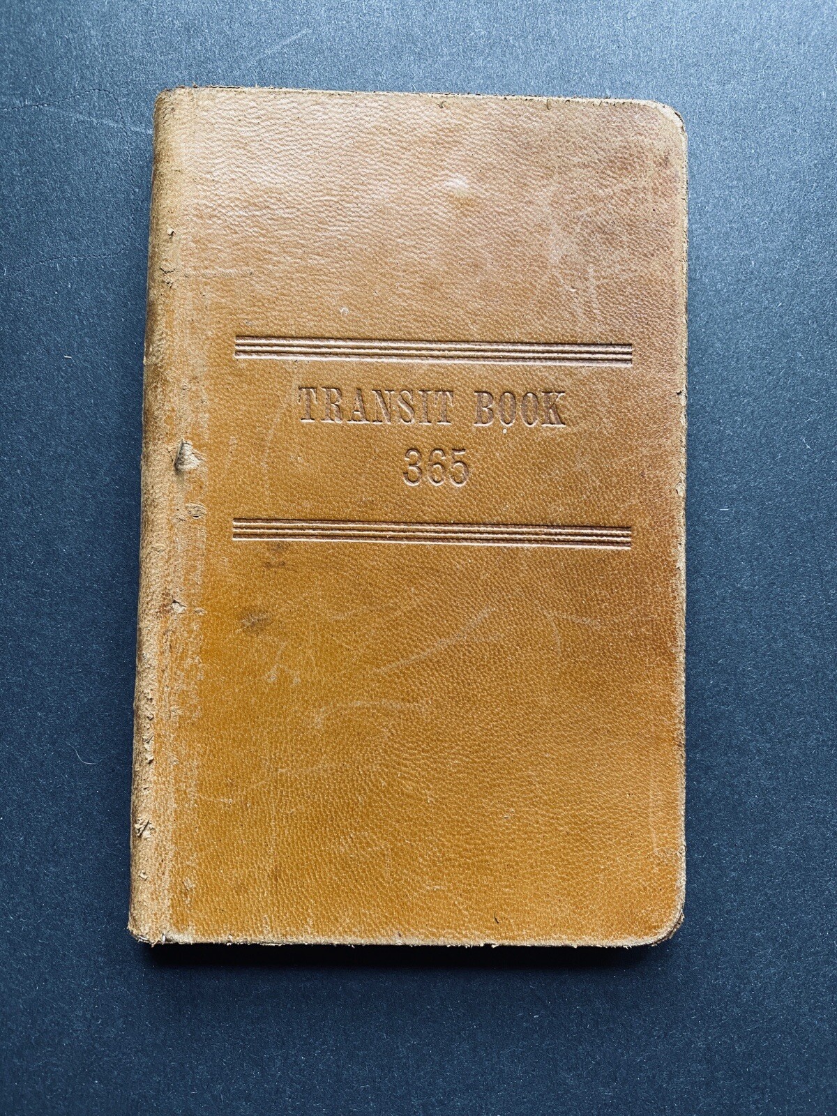 Rare – Early 1900s – Mining Transit Book 365 – Antique Notebook