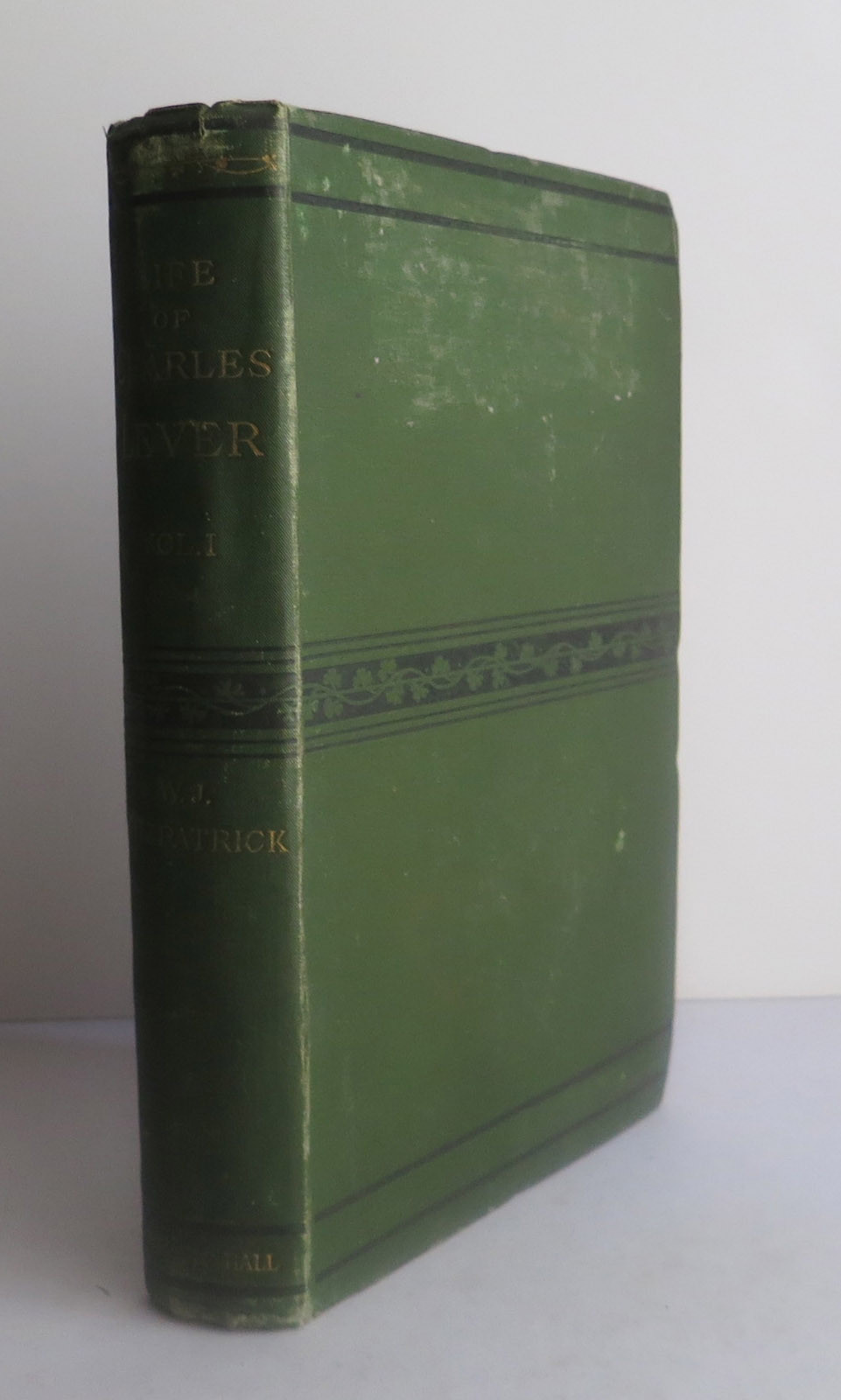 The Life of Charles Lever Vol I 1879 Fitzpatrick 1st Bio of Irish Author Writer
