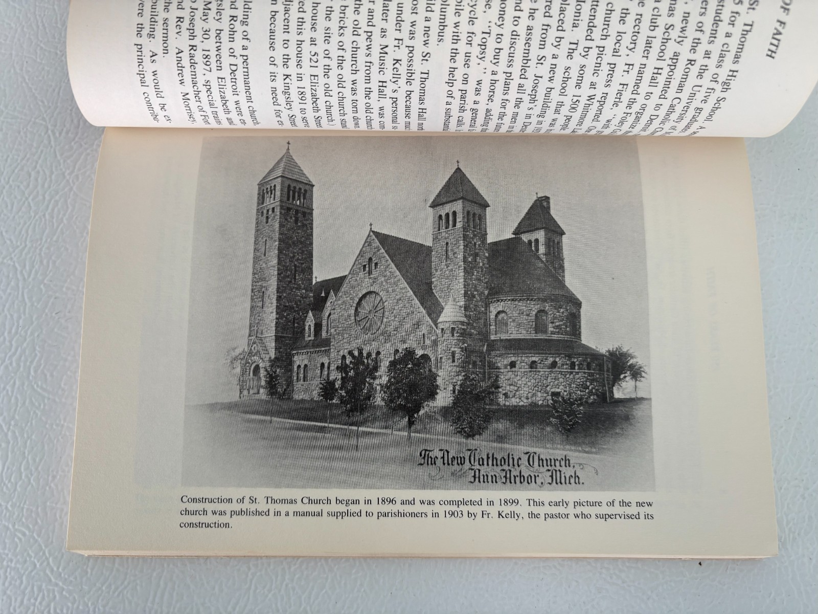 150 YEARS OF FAITH ST THOMAS THE APOSTLE ANN ARBOR MICHIGAN SESQUECENTENNIAL