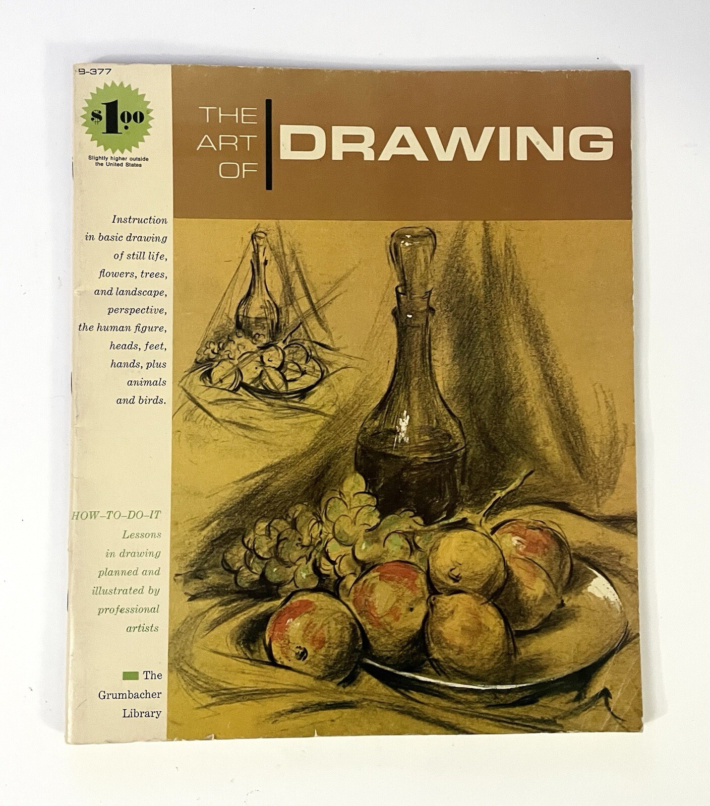 The Art of Drawing B-377 The Grumbacher Library Vintage Paperback Book