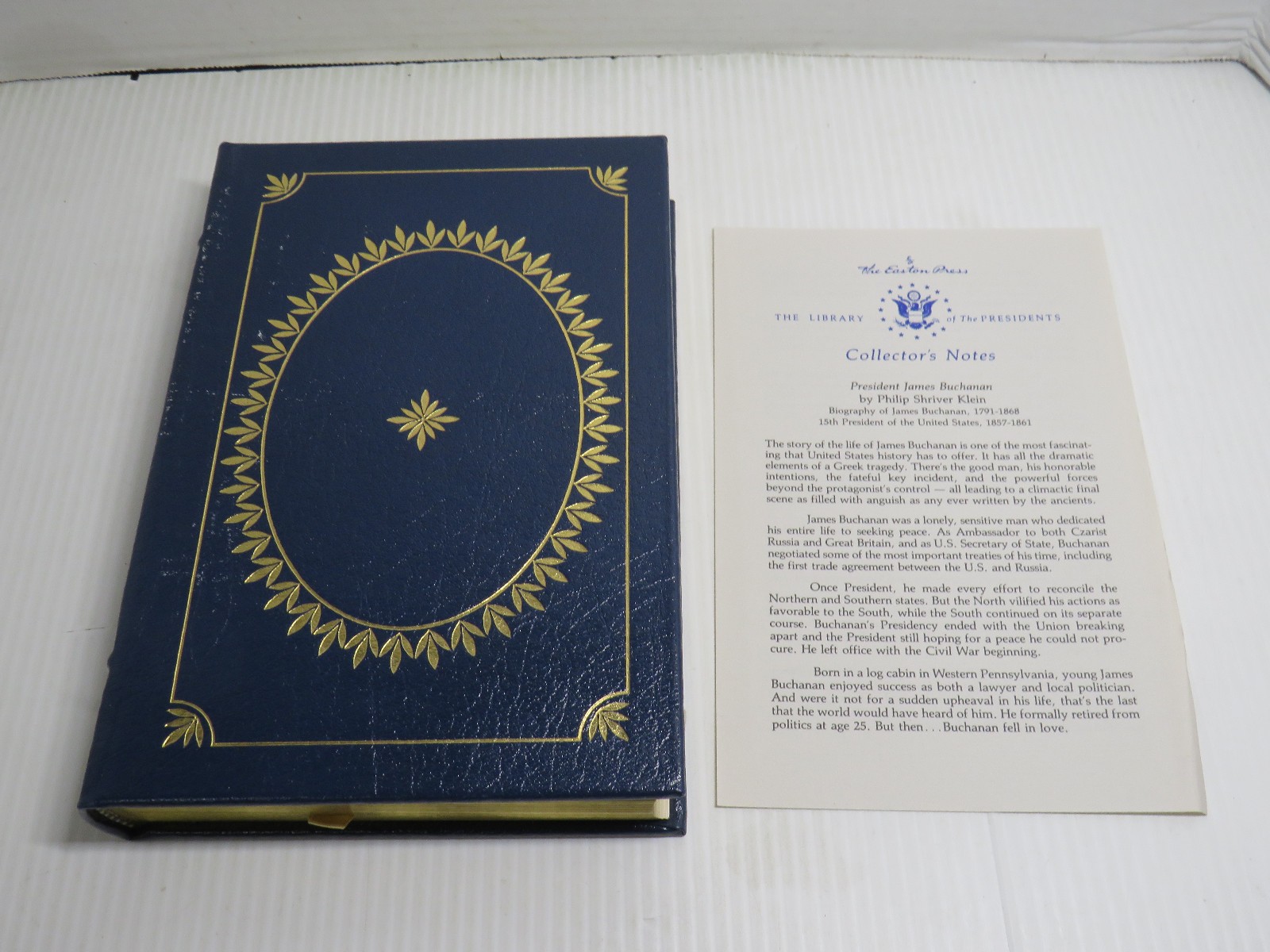 President James Buchanan US Presidents Easton Press Leatherbound Book