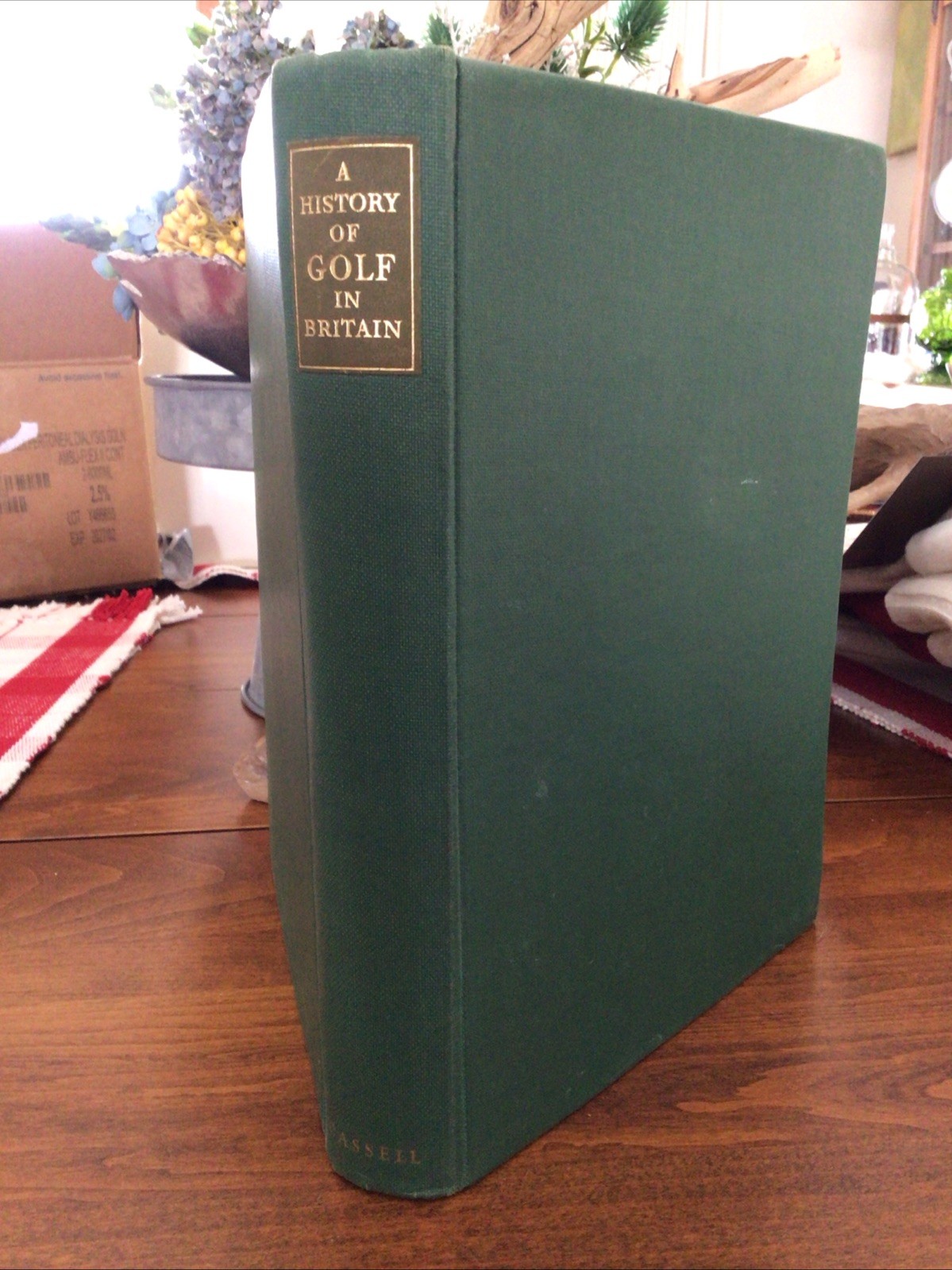A History of Golf In Britain by Bernard Darwin & 7 others-Hardback w/o DJ-1952