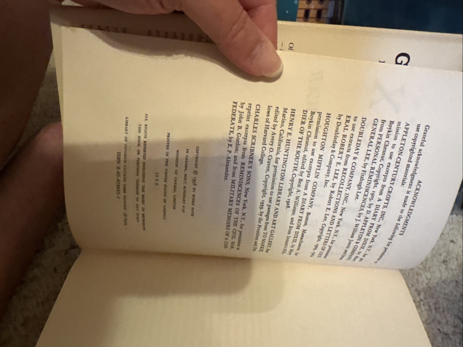 Gray Fox: Robert E Lee and The Civil War by Burke Davis (1st Ed 1956, Hardcover)