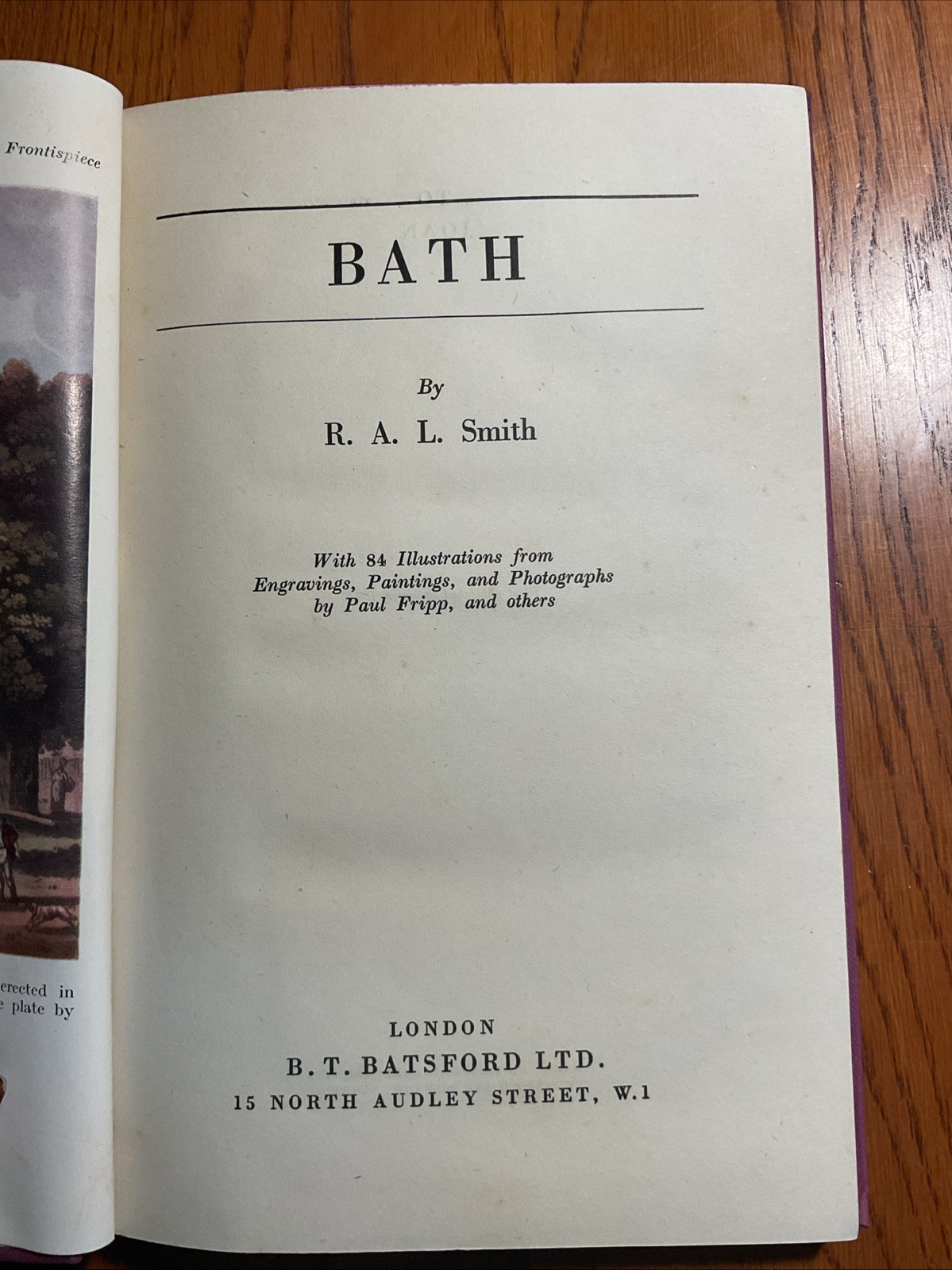 Bath by R. A. L. Smith – 1944 Illustrated HC Vintage Book 25A4674