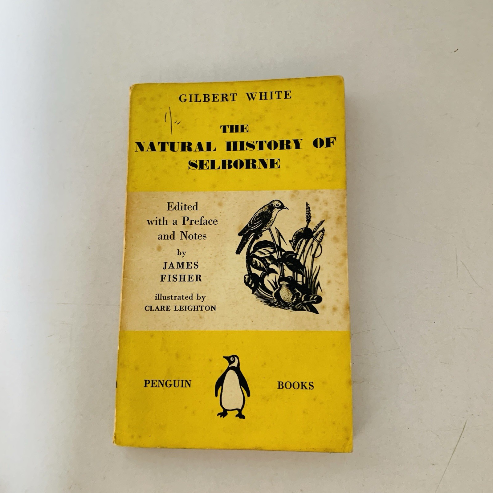 The Natural History Of Selborne Gilbert White Penguin Paperback No 296 1941