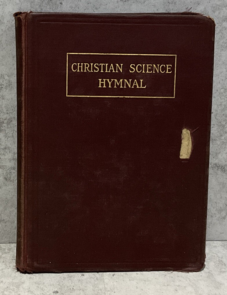 1910 Christian Science Hymnal Mary Baker Eddy Hardcover Twelfth Church NYC