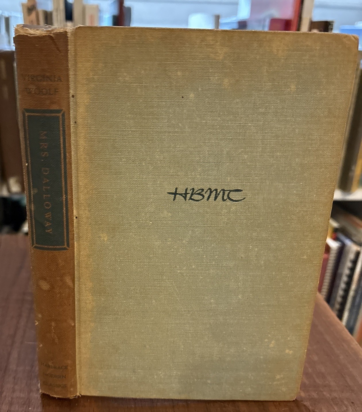Mrs. Dalloway By Virginia Woolf First Ed. 1925 Harcourt/Harbrace HBMC Edition