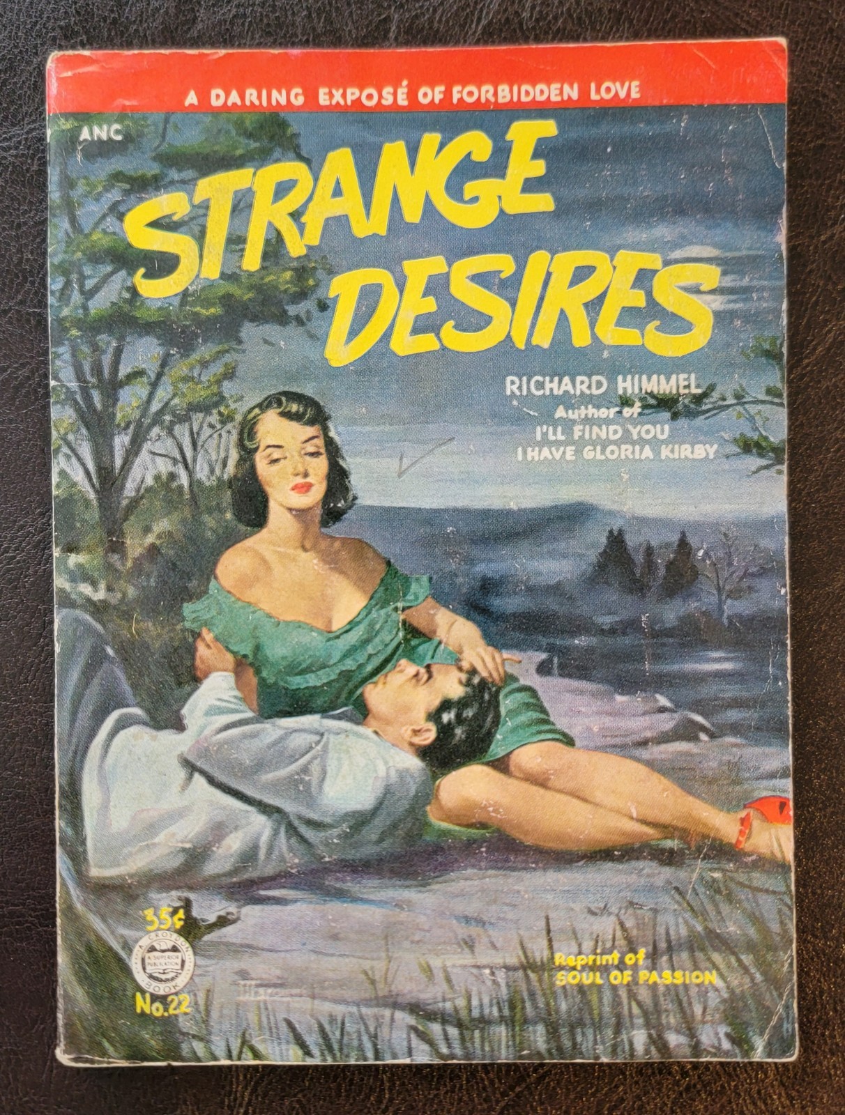Strange Desires RIchard Himmel Croydon 48 PBO 1952 Lesbian Sleaze Lou Marchetti