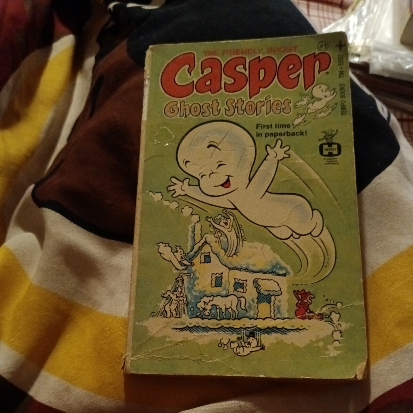 CASPER THE FRIENDLY GHOST Ghost Stories (1973) Tempo comic strip paperback book