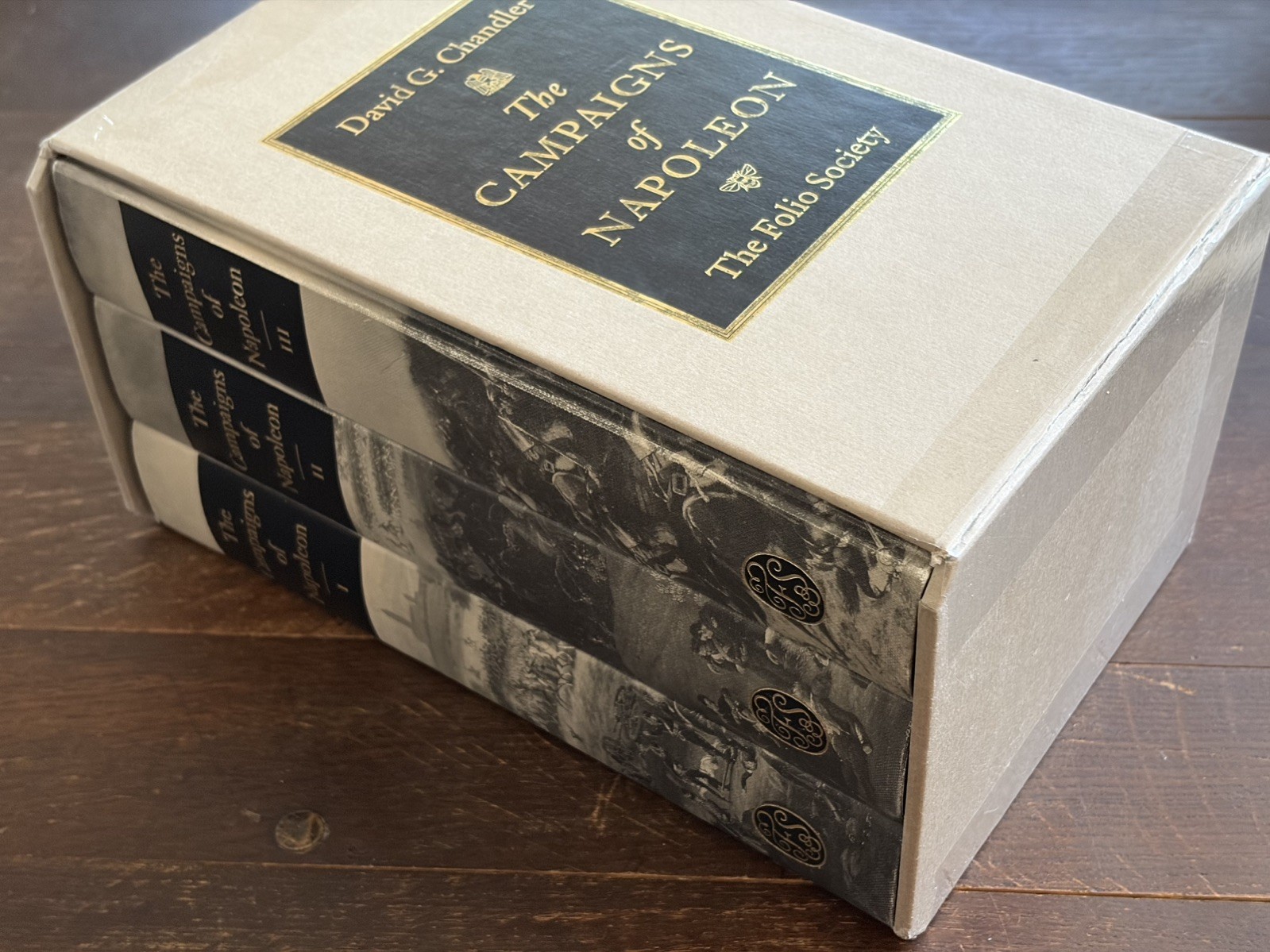 The Campaigns of Napoleon (3 volumes), David Chandler, Folio Society 2002 1st Ed