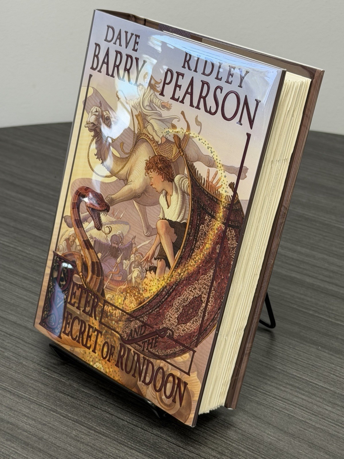 Dave Barry & Ridley Pearson, Peter and the Secret of Rundoon SIGNED 2X, 1st Ed.