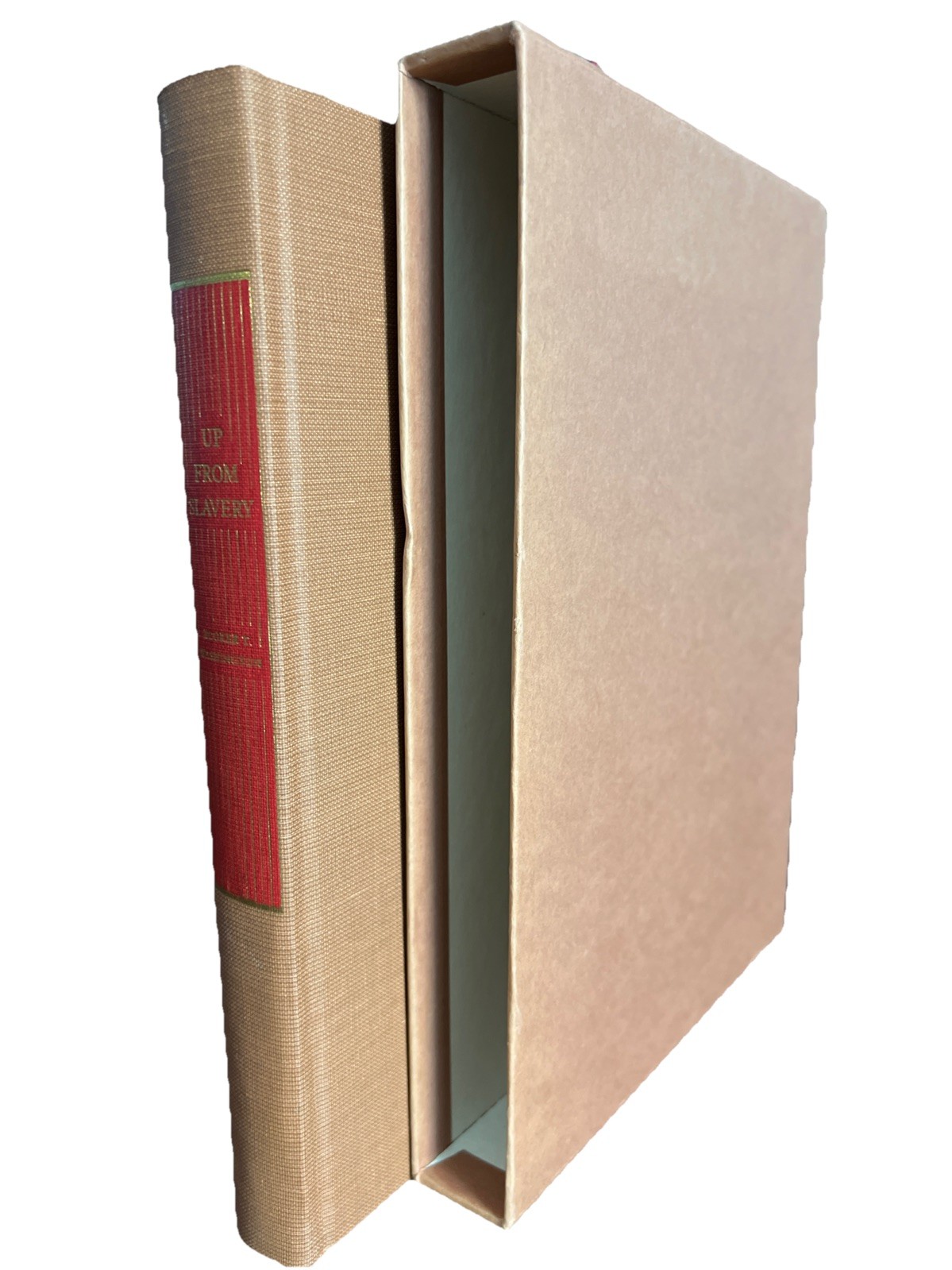 UP FROM SLAVERY Booker T. Washington 1970 w/ Slipcase, Hardcover Heritage Press