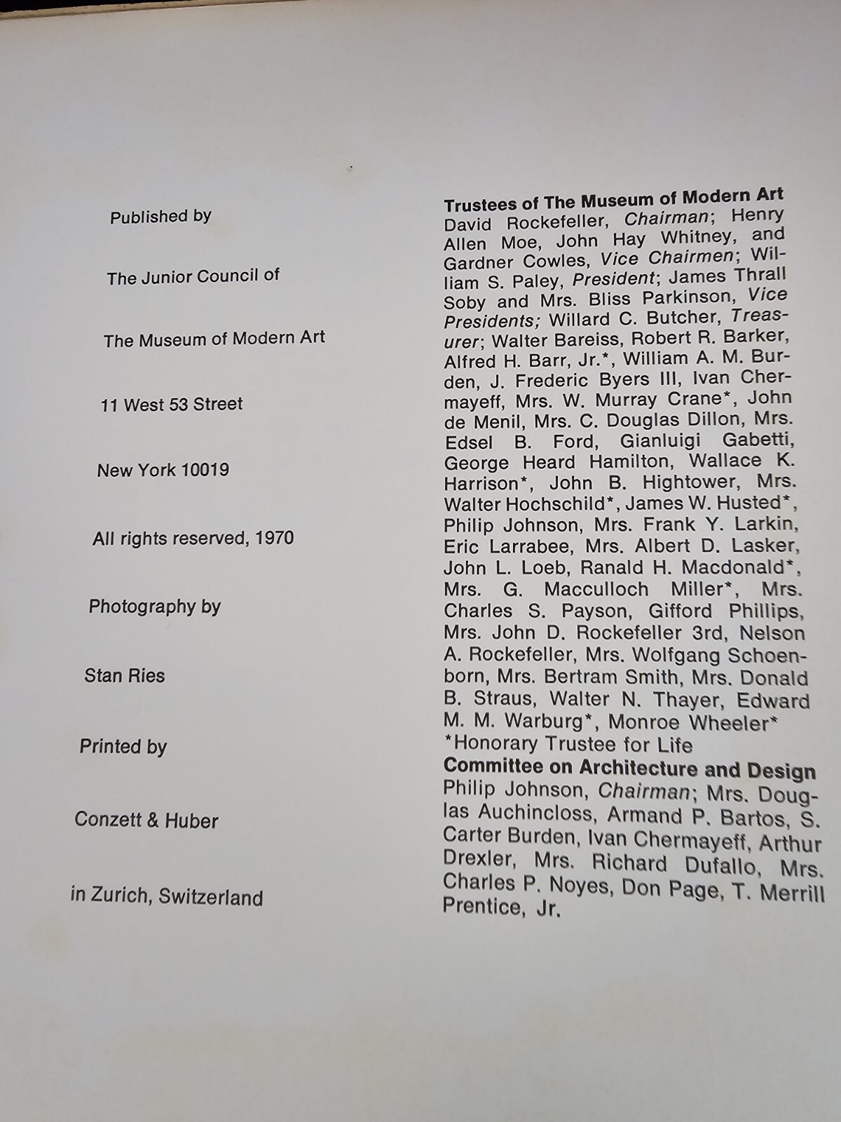 The Design Collection, Selected Objects – Museum of Modern Art, New York / FTH