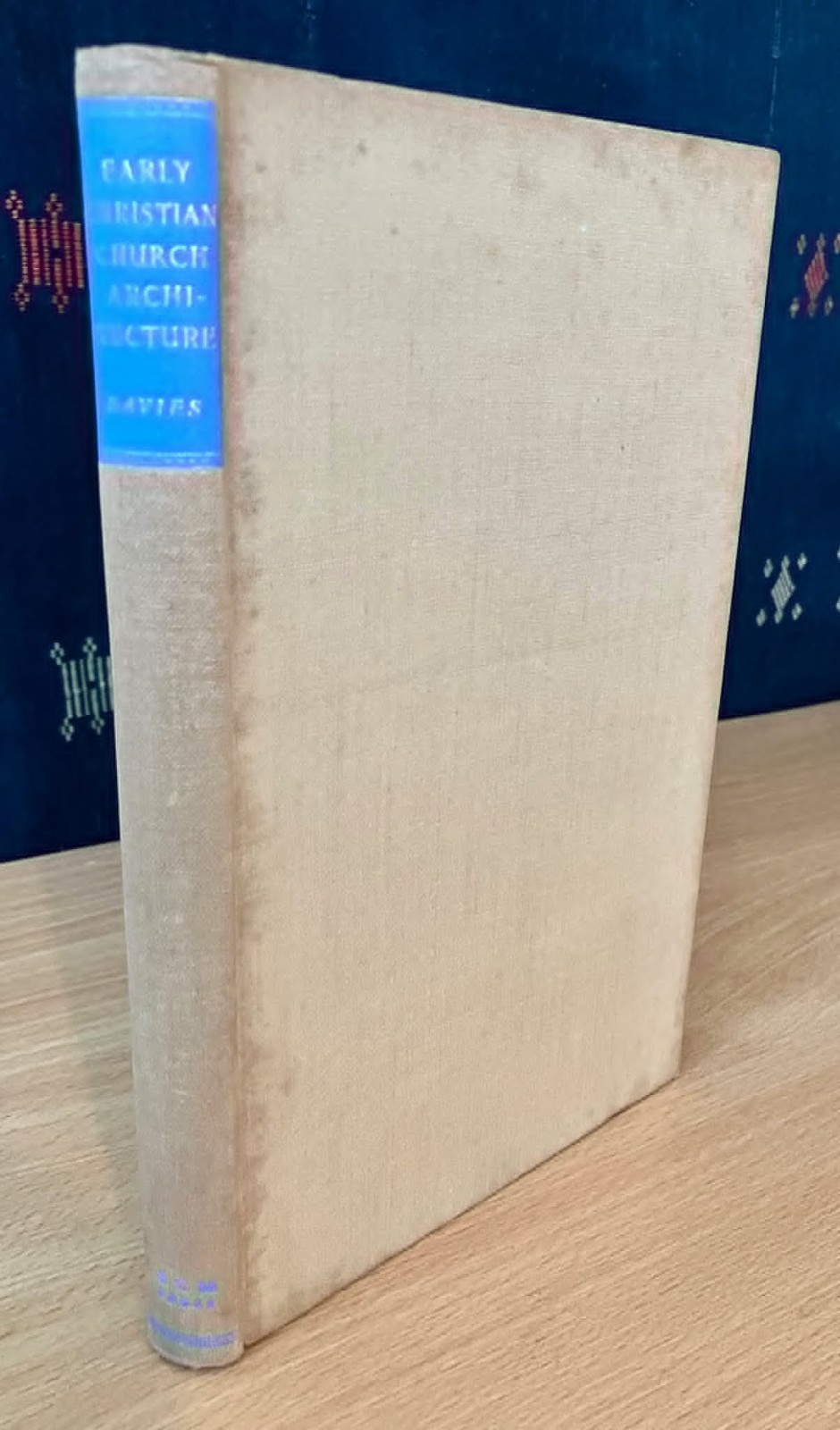 1952 Origin & Development of Early Christian Church Architecture by JG Davies