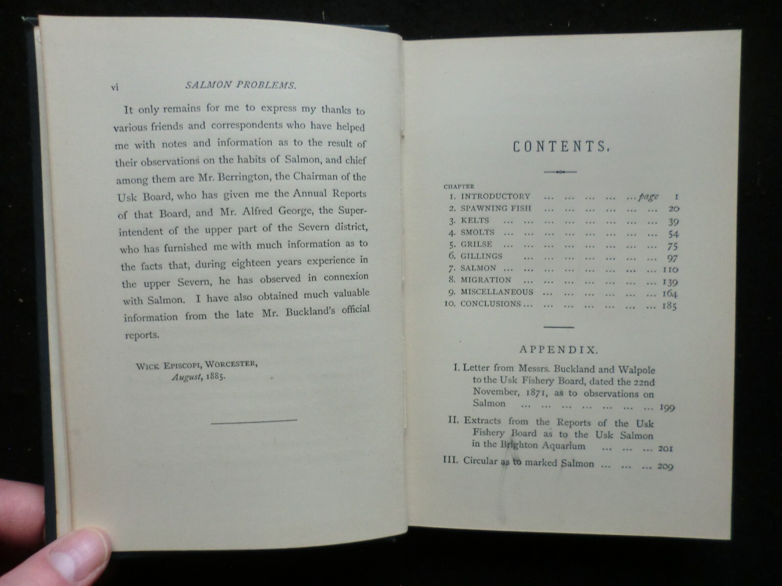 Salmon Problems by J W Willis-Bund (1885-1st) Fish, Fisheries, Spawning, Kelts