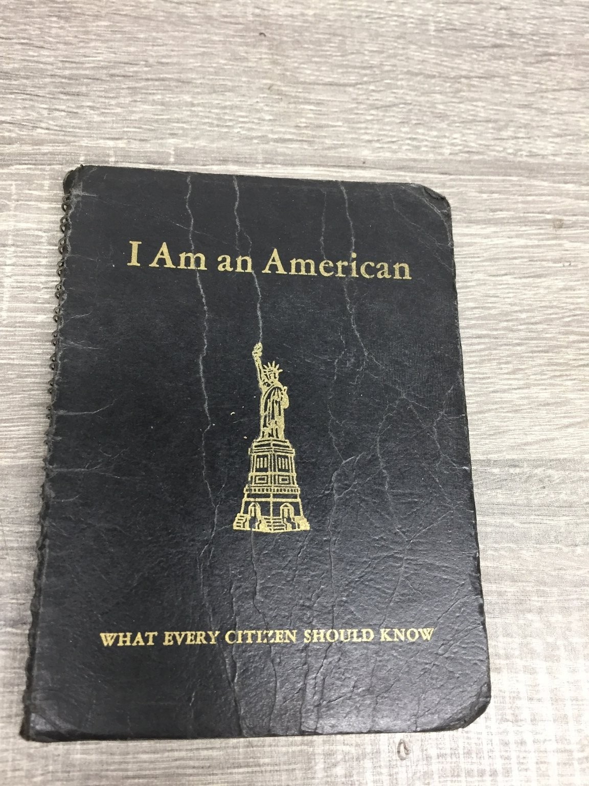 I Am an American by Canvanah & Smith 1940 Illustrated Spiral Binding