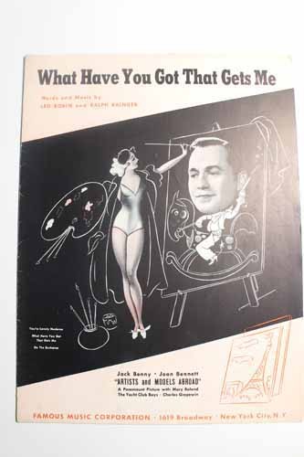 What Have You Got That Gets Me with Jack Benny, Joan Bennett from ARTISTS and