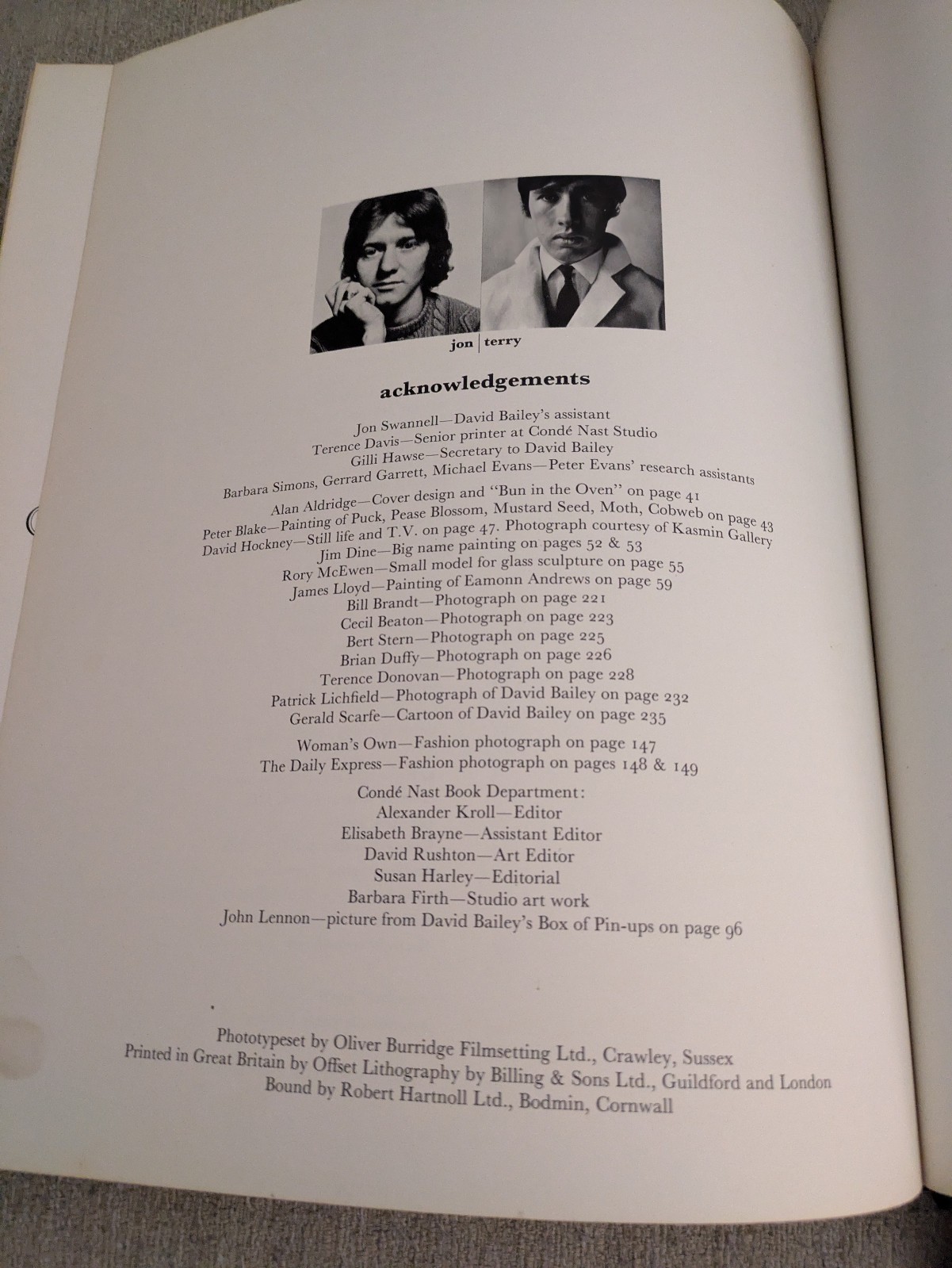 Goodbye Baby & Amen | David Bailey & Peter Evans | 1969 1st American Edition HC