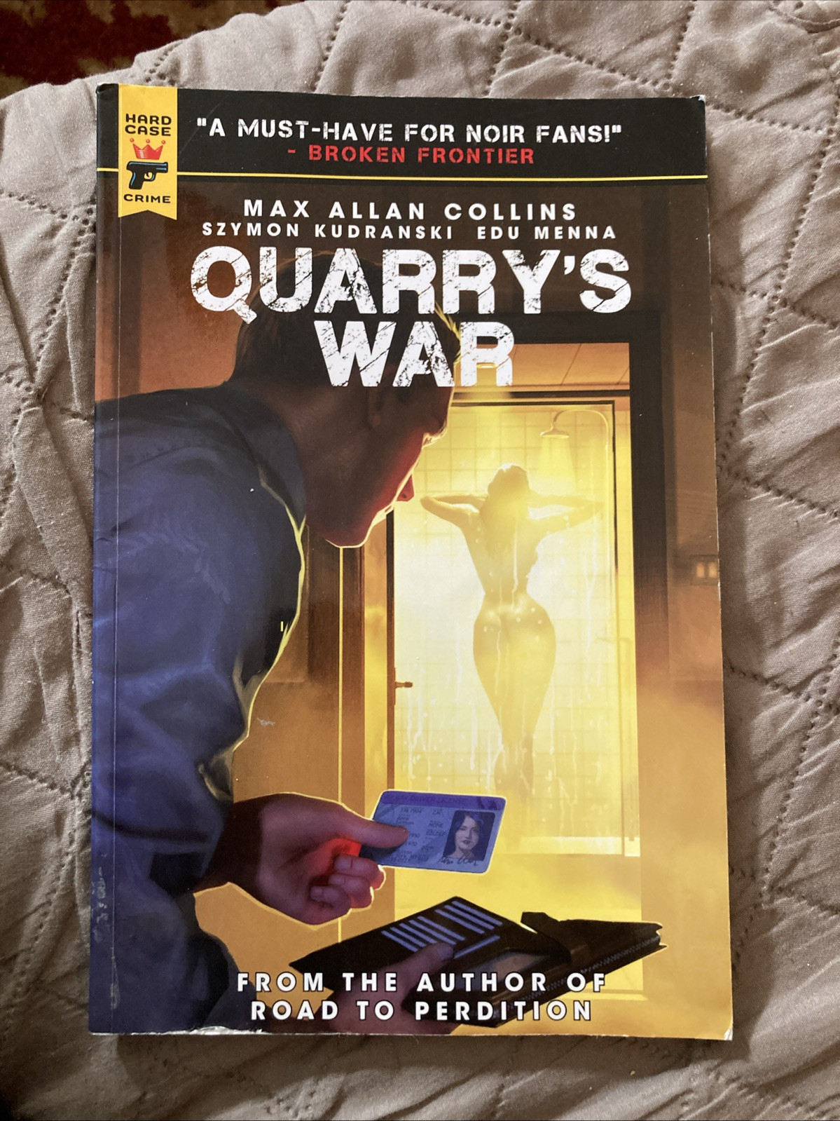 Crime Comic Book Trade Pb, Quarry’s War by Collins, Hard Case 1st 2018, SVG