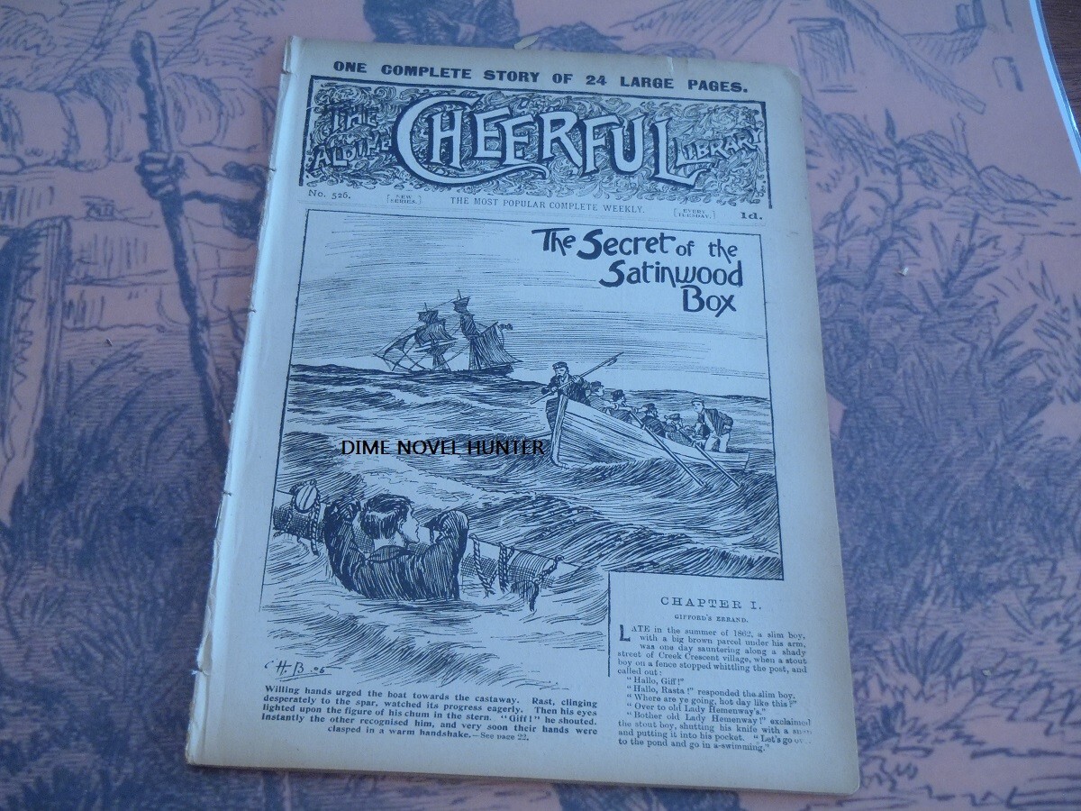 PIRATE AND SEA ADVENTURE ALDINE CHEERFUL LIBRARY #526 SCARCE PENNY DREADFUL