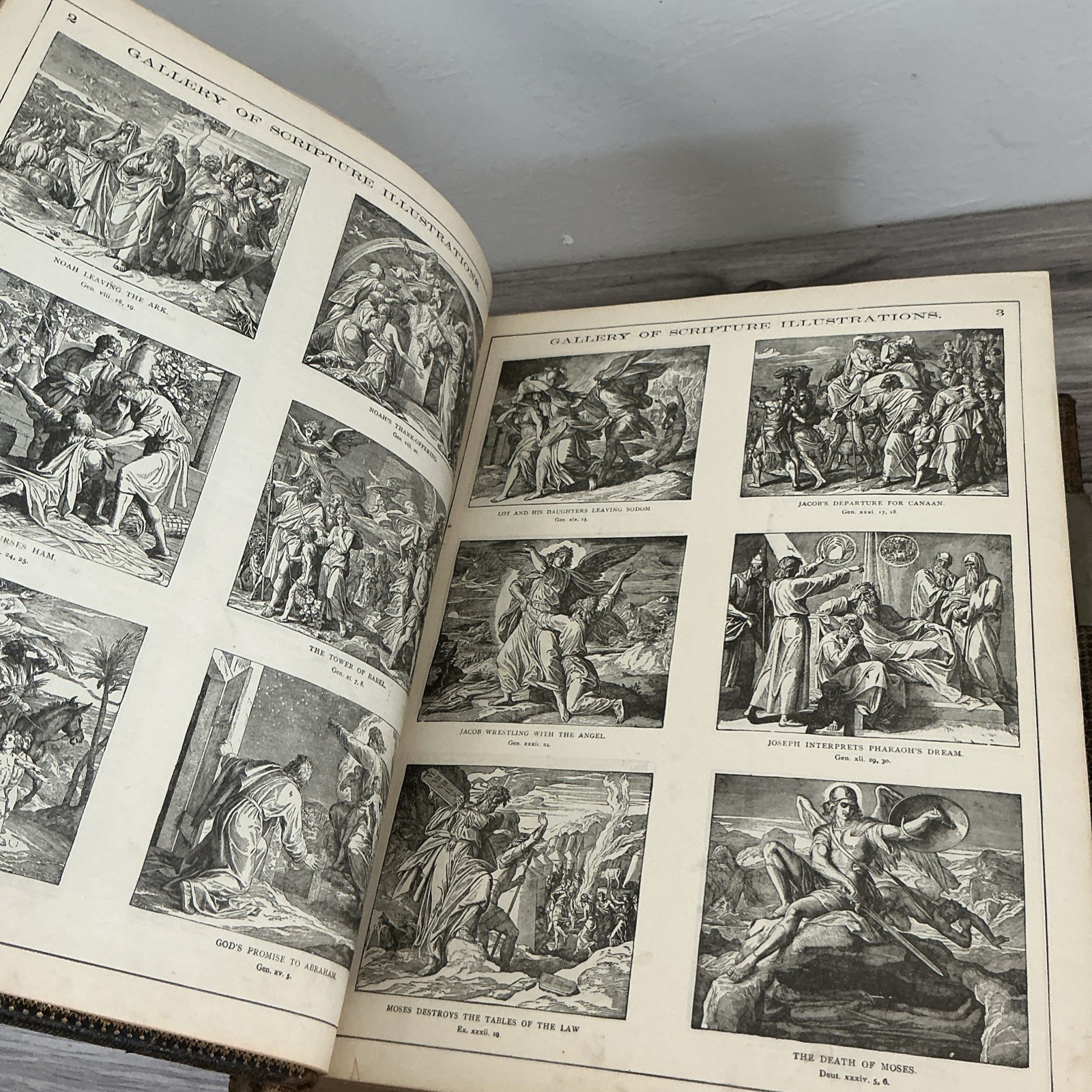 The Parallel Bible Old & New Testaments 2000 Illustrations 1885