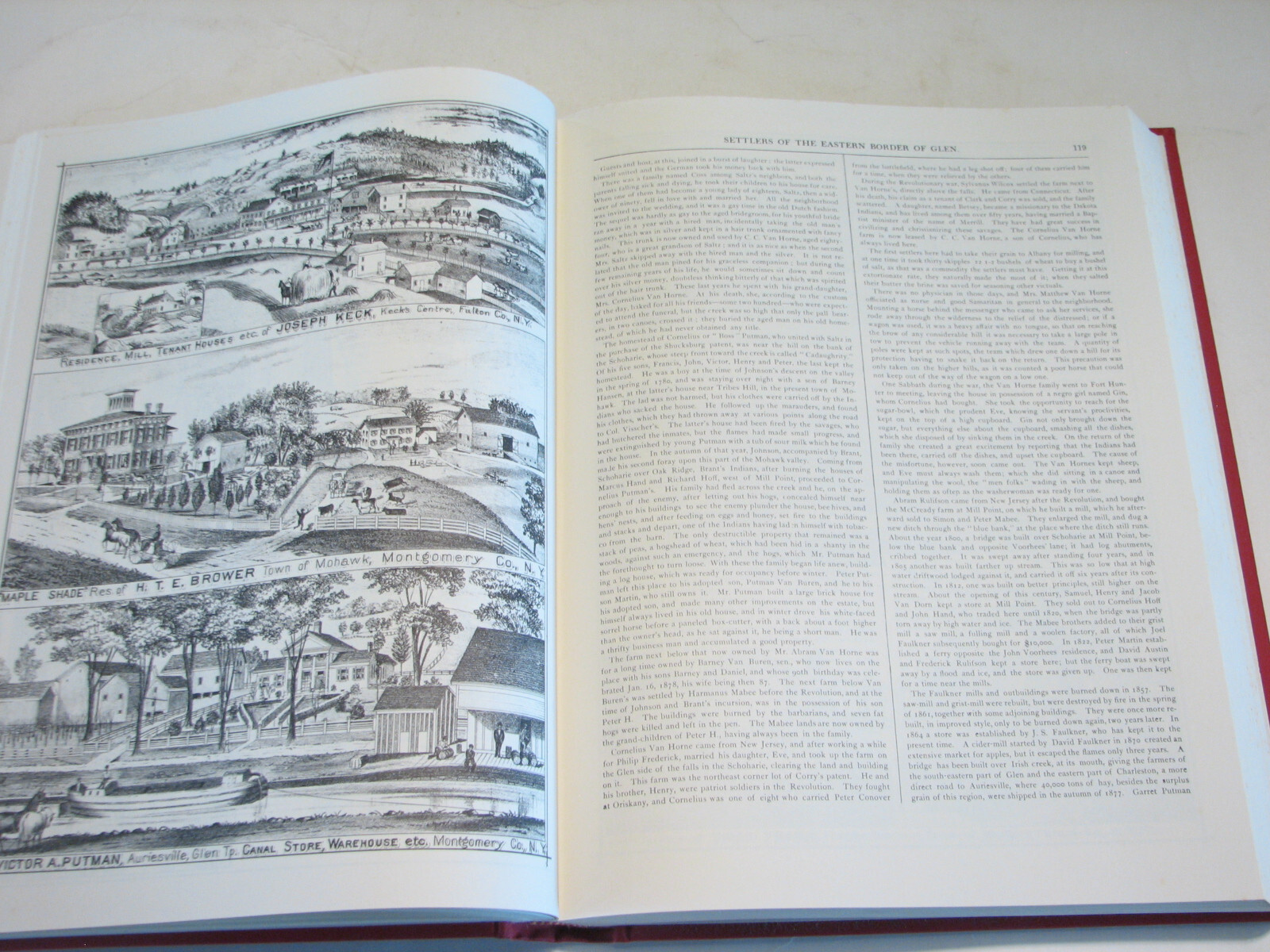 History Montgomery & Fulton Counties New York NY 1878 reprint Fonda Johnstown